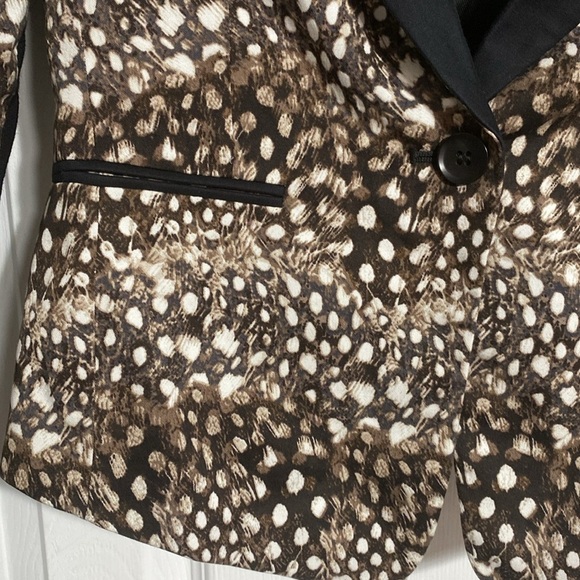 Cotton BCBG Maxazria Brown &  Black Womans coat Jacket SMALL - Picture 6 of 12